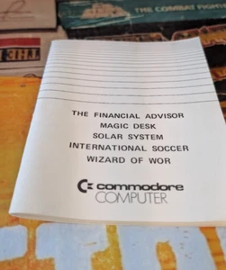 Commodore Modul 5 Pack Anleitung (1984) Commodore 64 Buch Wizard of Wor - Picture 1 of 1