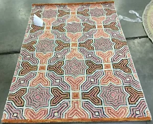 PINK / ORANGE 4' X 6' Flaw in Rug, Reduced Price 1172663037 APN260U-4 - Picture 1 of 3