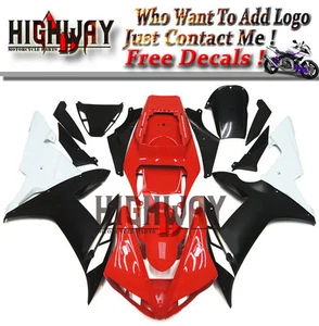 Injection Fairings For Yamaha YZF R1 02-03 ABS Kit Bodywork Gloss Red Black Matt - Picture 1 of 6