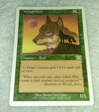 1X Wyluli Wolf- Sixth Edition - * English, LP MTG THE GATHERING