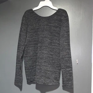 Camisa Top Pure Jill Gris Nudo Trasero Gris Mujer Manga Larga Nueva Con Etiquetas Pequeña 220 - Imagen 1 de 6