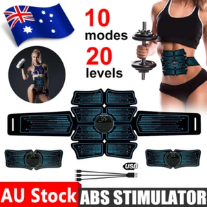 EMS Muscle ABS Stimulator Toner Abdominal Body Fitness Massager Equipment Belt - Picture 1 of 12