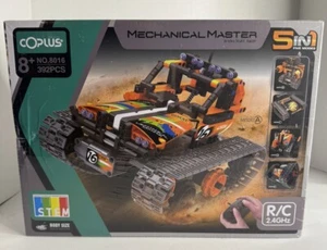 COPLUS 5 in 1 Mechanical Master STEM Building Kit R/C TANK/ROBOT - NEW Sealed - Picture 1 of 10