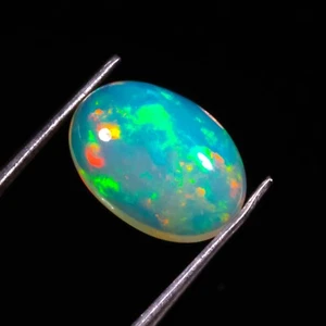 Fantastic Top Quality Natural Ethiopian Opal Oval Shape Cabochon Gemstone 2.10Ct - Picture 1 of 6