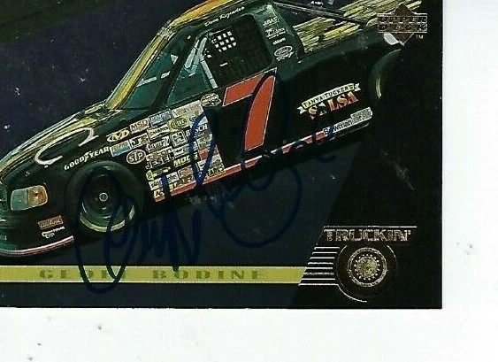 GEOFF BODINE SIGNED 1996 UPPERDECK CHASE FOR THE CUP #RC-137 - NASCAR  - Image 1 of 1