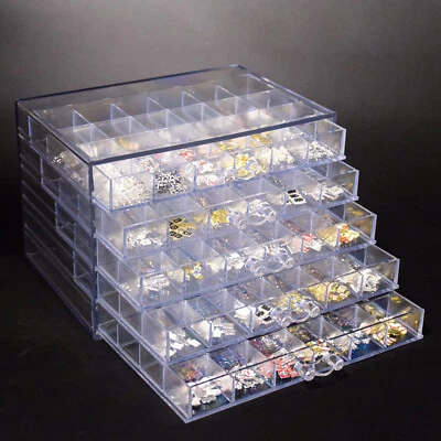 120 Fächer Sortierbox Nailart Strass Perlen Box Kasten Aufbewahrung Nail DHL Neu - Bild 1 von 4