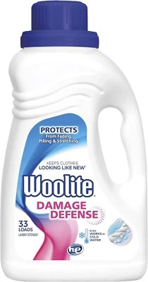 Woolite Damage Defense Liquid Laundry Detergent, Light Fresh Scent, 33 Loads, 50