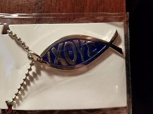 DOG TAG-CHRISTIAN FISH  - Picture 1 of 3