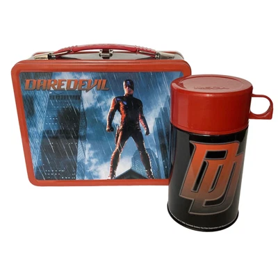 Fiambrera metálica DareDevil 2003 vintage con termo  Foto 1 de 4