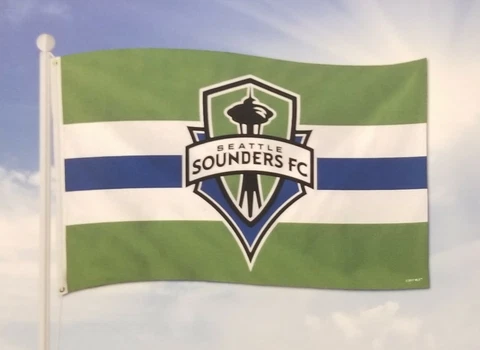 Seattle Sounders FC 3x5 flag banner Cover