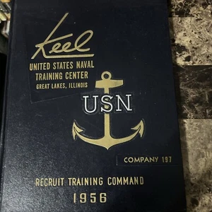 1956 Keel Training Yearbook Company 197 Great Lakes Illinois - Bild 1 von 8
