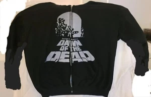 Vintage Dawn of the Dead Horror Movie Promo Sweatshirt Zip Hoodie XXL RARE - Picture 1 of 7