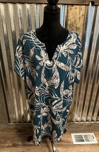 NWT Swimsuits for All Women's Plus Size 28 Swim Tunic Top Creora Highclo Leaf - Picture 1 of 16