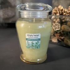 Yankee Candle Simply Home Fresh Eucalyptus 12 Oz Jar Candle Retired