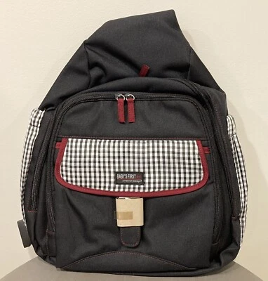 NWT Kalencom Urban Sling Diaper Bag Backpack Baby’s First Hannah Design Classic - Image 1 of 4