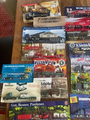 22 x Biertrucks Modelltrucks Sammeltrucks Brauerei Werbung Sammlung Konvolut1OVP - Bild 1 von 3