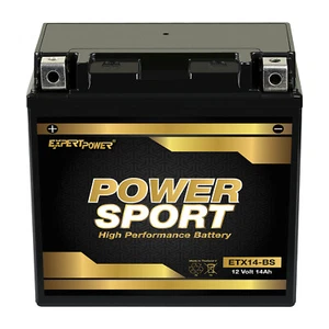 YTX14-BS Battery for Honda 420 TRX420 Fourtrax Rancher 4x4 2013 - Picture 1 of 7