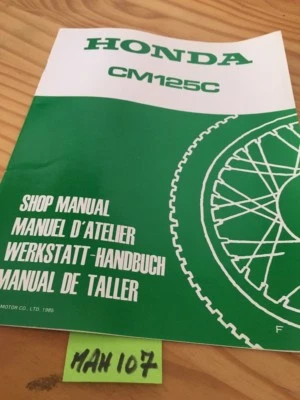 Honda CM125C CM125 C CM 125 supplément revue technique manuel atelier  - Photo 1/4