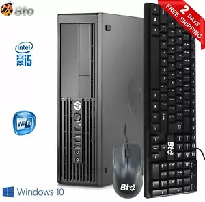 HP Desktop Computer Intel Core i5 16GB Ram, 1TB HDD Wi-Fi Windows 10 Home SFF PC - Picture 1 of 9