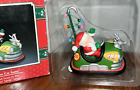 1990 Enesco Bumper Car Santa Christmas Ornament