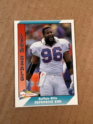 1991 Pacific ERROR CARD Wrong Back Leon Sears / James Williams - Image 1 of 2