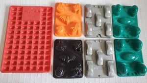 Jello Molds Football Nascar Halloween Jell-o Beans Jigglers 7 Pcs - Picture 1 of 15