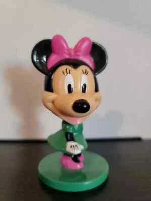 De colección Disney Minnie Mouse Bobblehead Nodder 3" Kellog's Toy Works Foto 1 de 4
