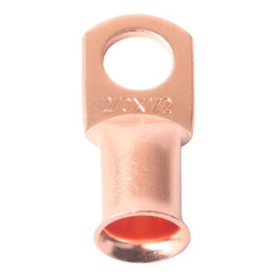 10pcs Battery Lug for 2/0AWG Wire 1/2" Copper Cable Ends Connector Ring Terminal - Image 1 of 4