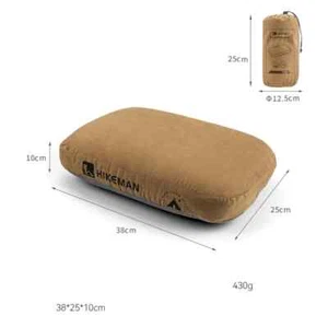 HIKEMAN Camping Hiking Sleeping Pillow with Storage Bag Travel Pillow Foldable - Picture 1 of 12
