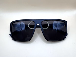 KUSH Sonnenbrille quadratisch rechteckig schwarzes Gestell dunkelschwarze Gläser UV 400 6476KSH GEBRAUCHT, IN EINWANDFREIEM ZUSTAND - Bild 1 von 6