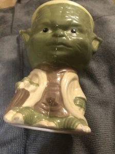 Star Wars Vintage Galerie Yoda Cup Mug Ceramic Galerie Lucasfilm 2005 6" T - Picture 1 of 4