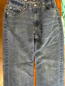 Levi's Jeans Boys Size 18 Slim 27x29 505 Regular Blue Denim Medium Wash - Picture 1 of 5