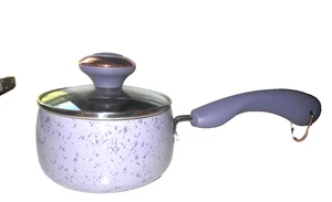 Paula Deen Purple 1 QT non stick cooking pot with handle 5" - Picture 1 of 10