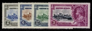 BRITISH GUIANA GV SG301-304, 1935 SILVER JUBILEE set, M MINT. Cat £24. - Picture 1 of 1