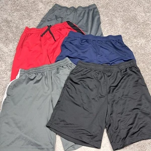 Xersion Herren Paket 5 Basketball Shorts Elastisch Abfall Mehrfarbig Large - Bild 1 von 11