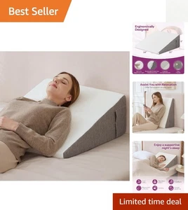 Mehrzweck 8 Zoll Bett Keil Kissen mit waschbarem Bezug für höchsten Komfort - Bild 1 von 9