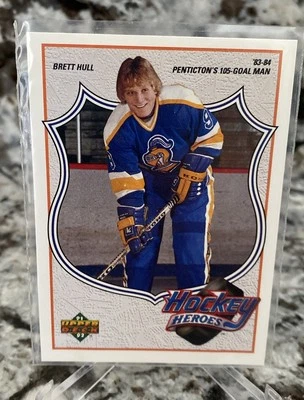 1991-92 Upper Deck - Hockey Heroes Brett Hull #1 Brett Hull - Image 1 of 4