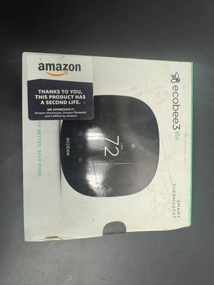 ecobee3 lite Wi-Fi Smart Thermostat – Works with Alexa / HomeKit / Google - Image 1 of 2