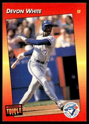 1992 Triple Play Devon White #240 - Image 1 of 2