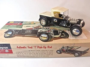 Monogram PC60 Black Widow Ford T Pick Up Hot Rod kit 1:24 1960 Nicely Built - Picture 1 of 11
