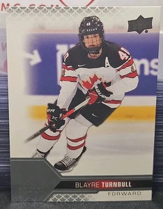 2022 Upper Deck Team Canada Blayre Turnbull 🇨🇦🇨🇦🇨🇦 Toronto Sceptres  - Bild 1 von 2