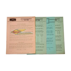 ORIGINAL HARLEY 1950 DEALER ACCY BULLETINS - PANHEAD, KNUCKLEHEAD - Picture 1 of 2