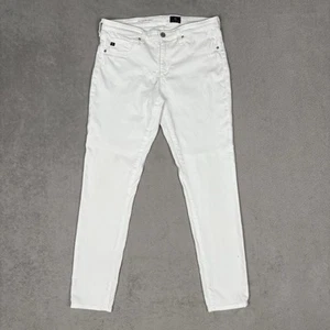 AG Adriano Goldschmied The Legging Ankle Super Skinny Jeans Damen 29 Mid Weiß - Bild 1 von 13