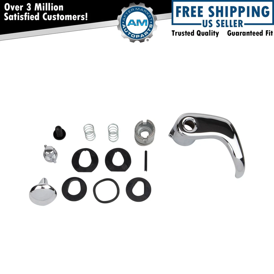 Kit de manija de ventana de ventilación de bloqueo izquierda izquierda izquierda para camioneta Chevy GMC Blazer Jimmy Suburban Foto 1 de 4