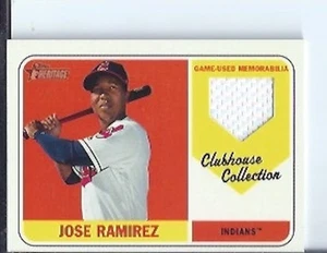José Ramírez 2018 Topps Heritage Clubhouse Collection - Imagen 1 de 1