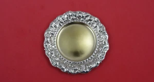 Heraldic by Whiting Sterling Silver Butter Pat GW #2388 wt. 0.8ozt 3" x 1/8" - Picture 1 of 2