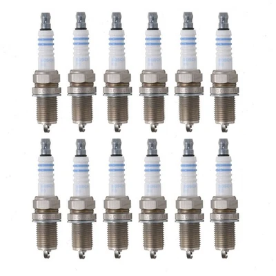 12 pc Bosch Nickel Copper Spark Plugs for 1993 Mercedes-Benz 600SEC 6.0L V12 mo - Image 1 of 4