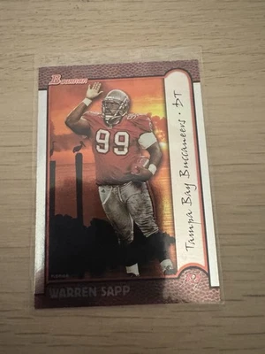 1999 Bowman - Warren Sapp #29 Interstate - Image 1 of 2