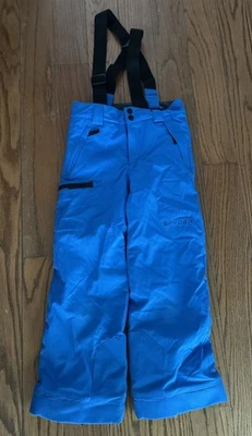 Spyder Insulated Ski Snow Pants Overalls Kids Size 10 Unisex Blue - Image 1 of 4