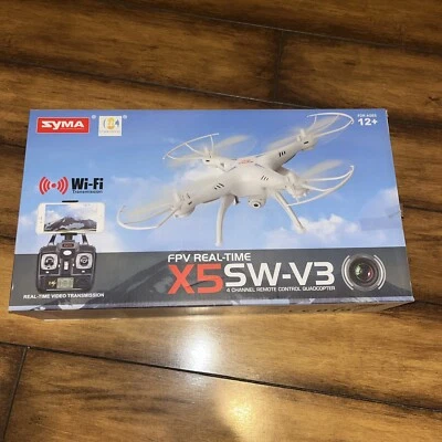 Syma X5SW-V3 FPV RC Drone 2.4Ghz Quadcopter 3D Filp Headless w/ 720P WIFI Camera - Image 1 of 4
